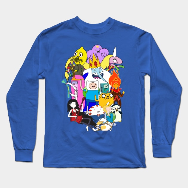 Adventure Time Long Sleeve T-Shirt by Plushism